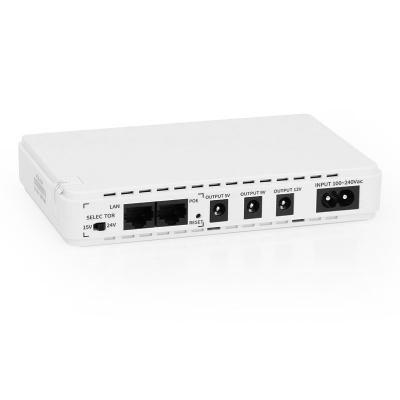 China Networking DC UPS POE432 Output 25W POE 15V 24V Mini Portable DC 5V 9V 12v UPS for sale