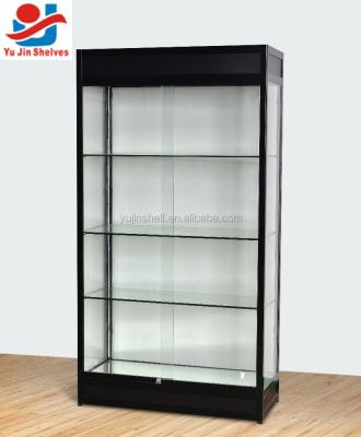 China 2017 Best Seller Lockable Tempered Glass Display Cases / Light Weight Glass Display Cabinet For Mobile Phone Store for sale