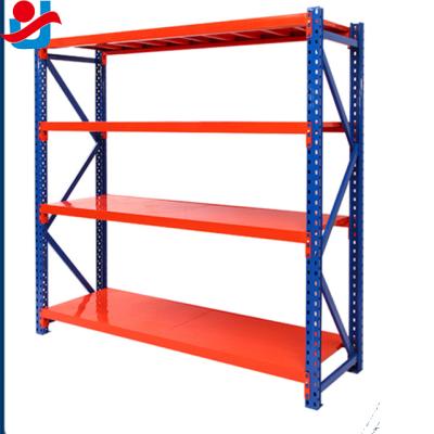 China Heavy Duty Warehouse Steel And Wooden Storage Rack For Factory Warehouse for sale