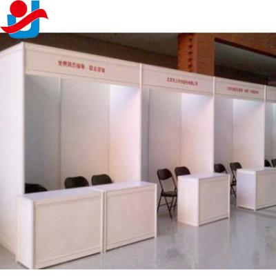 China Trade show use Canton factory directly make shell plan with exhibition desk and led lights etc. for sale