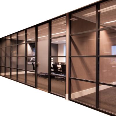 China Modern Hot Selling French Style Aluminum Glass Partition Wall With High Quality for sale