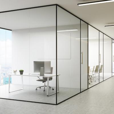 China Modern Acrylicwall Glass Panel Aluminum Partition Wall Partition Design for sale