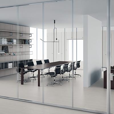 China Sale Office Modern Aluminum Glass Partition Aluminum Glass Partition Glazed Partition for sale