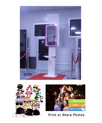 China Magical Computer Digital Signage Kiosk Touch Screen Kiosk Aluminum Photo Booth Support Photo Booth Business for sale