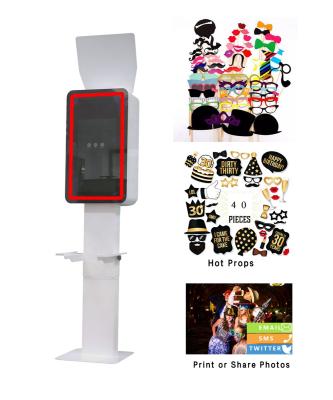 China PHOTO BOOTH Support 34 Inch Vertical LCD Display Mini Touch PC Photo Booth Vending Machine Kiosk for sale