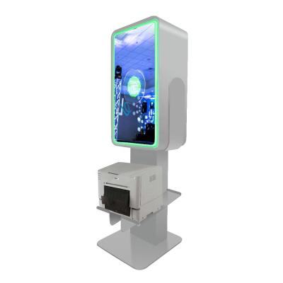 China Easy Use/Customizable Copies/Manufacturer New Design Selfie Station Photo Booth Vending Machine Sales Social Sharing Smart Photo Booth for sale