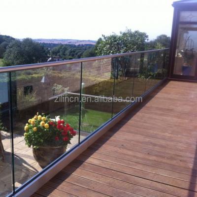 China Perfect Welding Frameless Glass Balustrade Railing Swimming Pool Fence And Outdoor Balcony Fence for sale