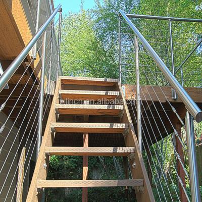 China interior & Outdoor DIY Wire Rope Balustrade / Cable Railing Railing With Stainless Steel Wire Ropes for sale