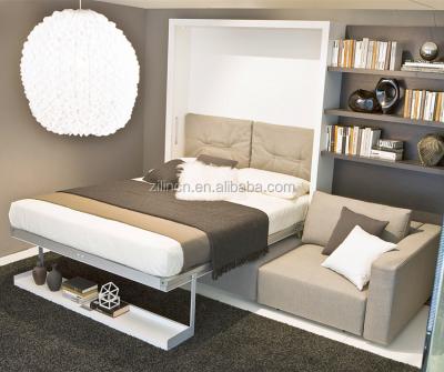 China PANEL space saving furniture sofa wall bed high quality murphy bed with sofa for sale