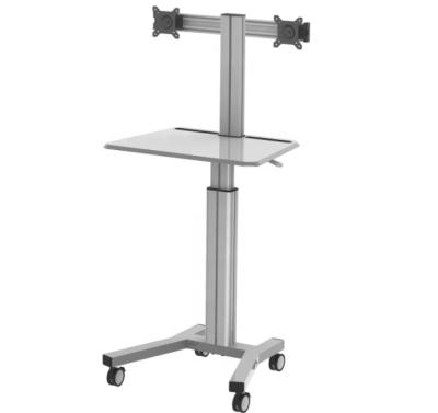 China Mobile Medical Hospital Trolley Light Computer Cart In Hospital Rounds for sale