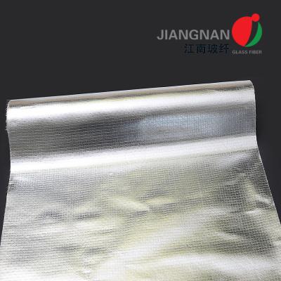 China Samengestelde Aluminiumfolie Gelamineerde Glasvezelstof voor Licht Reflectievermogen Te koop