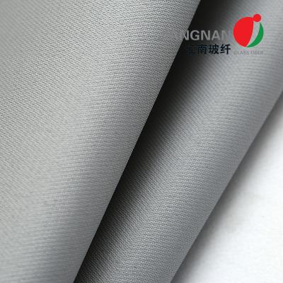 China 0.45mm PU Coated Glass Fibre Fabric For Welding Blanket 460gsm 39