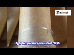 m30 vermiculite coated fiberglass fabric , high temperature resistant fabric