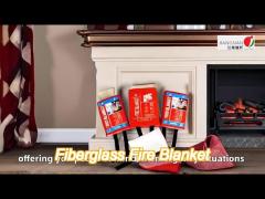 slag fiberglass fire emergency blanket suppression flame retardant blanket