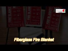 thermal heat protection fiberglass fire blanket with as/nzs3504
