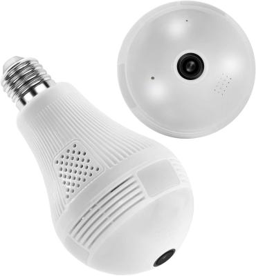 China 1080P Two Way Audio 2MP HD 360 Degree Panoramic Wifi Camera Bulb Cam Lamp IP Hidden Security for sale