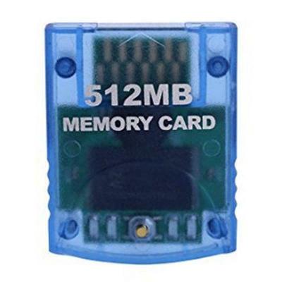 China Plastic Memory Card 512MB (8192 Blocks) for Wii Game Cube NGC Gas Chromatography Console System Y8F9 for sale