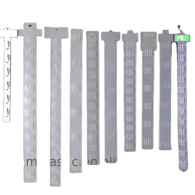 China Eco - Friendly Plastic Supermarket Display Clip Display Hanging Strip for sale