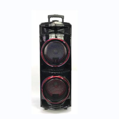 China Wireless good quality back to 2021 high power trolley speakers12inch karaoke speaker with light for sale