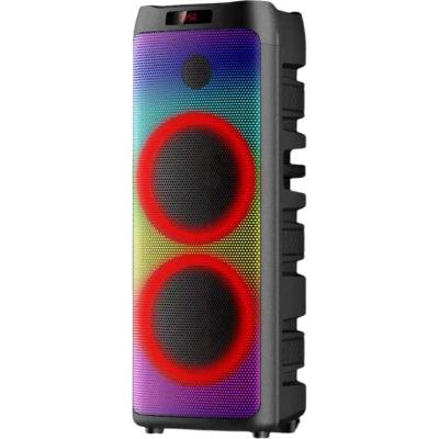 China 12inch Wireless Rechargeable Portable Speakers DJ Fire Wall Lighting Plastic Model for sale