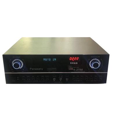 China Dual Reverb Best and High Quality Digital 2 Ch Home Stereo Amplifier 2500W High Fidelity for Karaoke System for sale