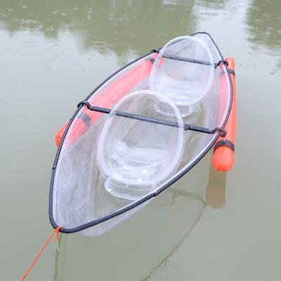 China Fishing Transparent Plastic Polycarbonate Clear Polycarbonate Plastic Kayak For Two Person for sale