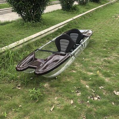 China Fishing Clear Transparent Polycarbonate Polycarbonate Plastic Kayak For Two Person for sale