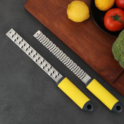 China Viable Amazon Success Kitchen Accessories Cheese Grinder 430 Stainless Steel Lemon Zester Cheese Grater for sale