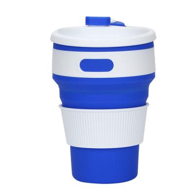 China Modern Cheap Outdoor Dustproof Silicone Water Cup Leak Proof Silicone Coffee Mug for sale