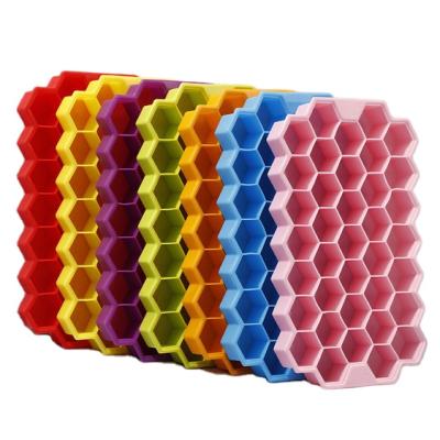 China Viable Price Optimization Modern Silicone Ice Cube Tray Mold Honeycomb Ice Cube Tray Mold for sale