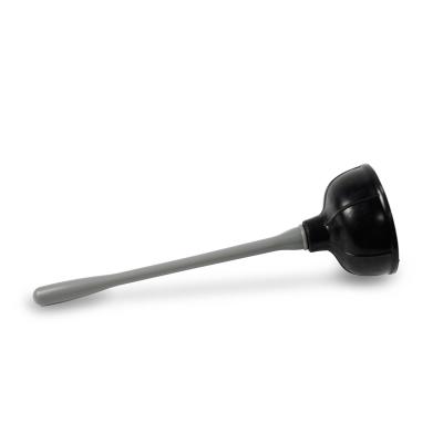 China Sustainable Toilet Plunger With Long Handle Rubber Toilet Pump Black Toilet Plunger for sale