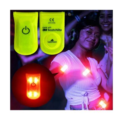 China SmallOrders G020508 Convenient Luminous Reflective Tape Clip Clip Outdoor Magnet Night Backpack Light Warning Sports Promotional Merchandise for sale