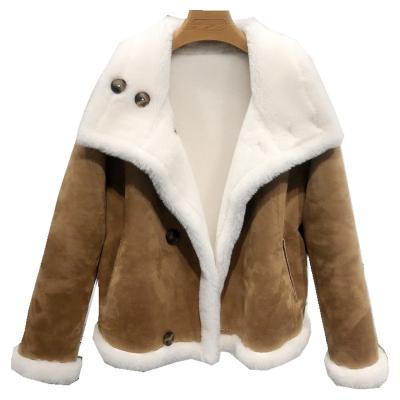 China Anti-wrinkle Wear Coat On Both Sides Customized New Design Winter Women'S Warm Fashion Plus Real Wool Fur Coat for sale