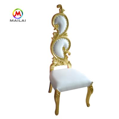 China Factory Price Monoblock High Throne Chair Factory Price High Back Queen Throne Chair for sale