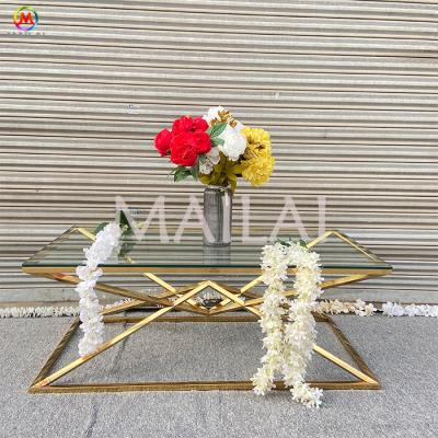 China 2021 Hot Sale Modern Tempered Glass Tea Table Top Wedding Coffee Table (Height) Adjustable For Living Room for sale