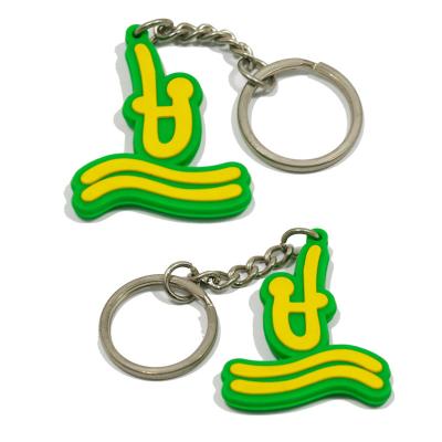 China Classic style pvc key holder 3d pvc key chains 2d pvc keyring for sale