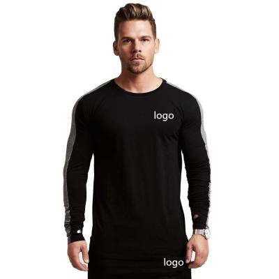 China Unique 100% Cotton Round Neck Base Layer Men's Guaranteed Quality Gym 100% Gym Long Sleeve T-Shirt for sale