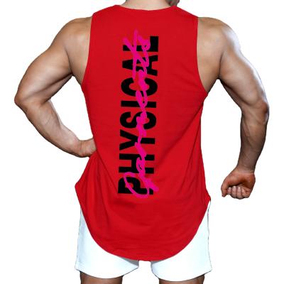 China New Summer QUICK DRY Fitness Casual Sleeveless Gym Stringer Men Tank Tops Bodybuilding Vest for sale