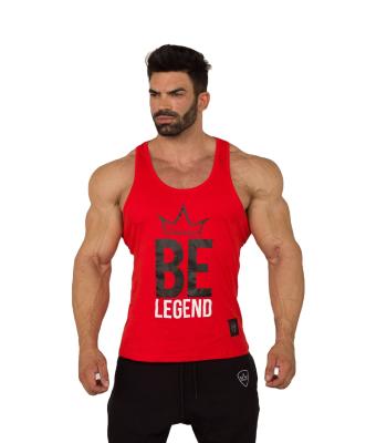 China OEM Service Men's Sports Fitness Vest Quick Dry Jogging Running Bodybuilding Singlet for sale