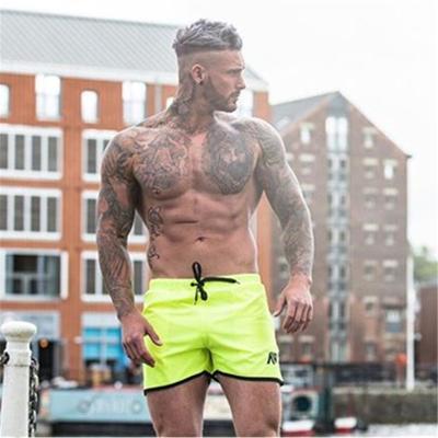 China Anti-Wrinkle Factory Custom Fitness Clothing Sweat Shorts Summer Polyester Men Workout Shorts With Pocket for sale