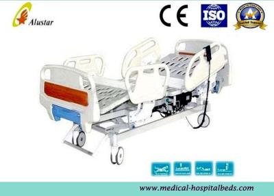 China Professional Steel Punching Hospital Electric ICU Bed With ABS Foldable Guardrails (ALS-E508) for sale