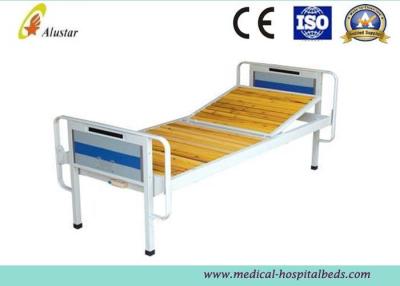 China Single Function Crank Clinic Medical Hospital Beds With Wooden Batten Surface (ALS-M112) for sale