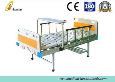 China Aluminum Alloy 4 Rank Railing 2 Crank Patient Bed Medical Hospital Beds With Turning Table (ALS-M232) for sale