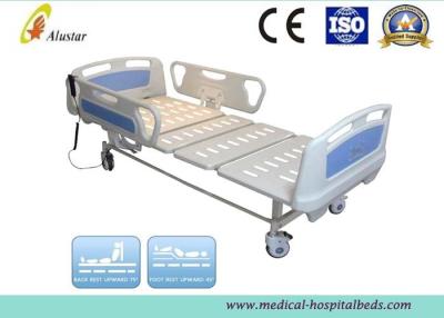 China Foldable Steel Hospital Electric Beds ABS Electric Nursing Bed With Two Function (ALS-E202) for sale