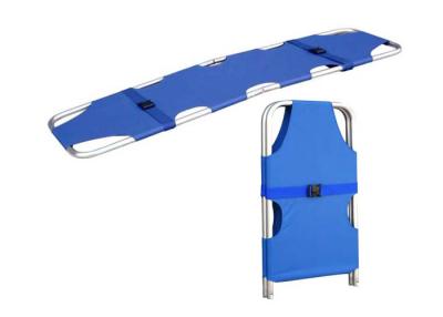 China Bule Aluminum Alloy 2 Folding Stretcher Emergency Rescue Stretcher ALS-SA103 for sale