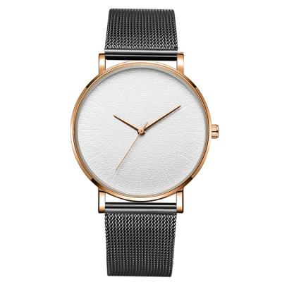 China Non-specific Stainless Steel Mesh Strap Women Men Watch Quartz Luxury Casual Wrist Watches Men for sale