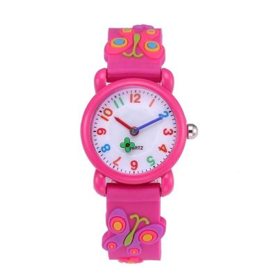 China Wholesale Free Sample Manufacturer Silicone Strap Non-specific Waterproof Quartz Watch Fashion Cartoon Kids Quartz Watch Christmas Gift for sale