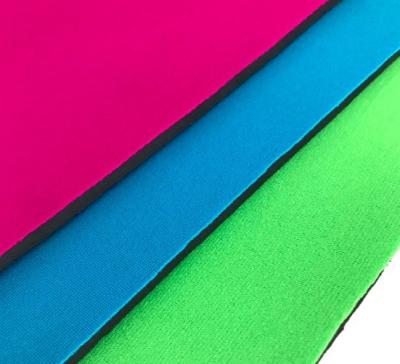 China Rubber Coated Polychloroprene Recycled Neoprene Fabric 3mm Thickness for sale