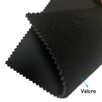 China Black W130cm SBR Double Sided Neoprene Fabric With Polyester Knitted for sale