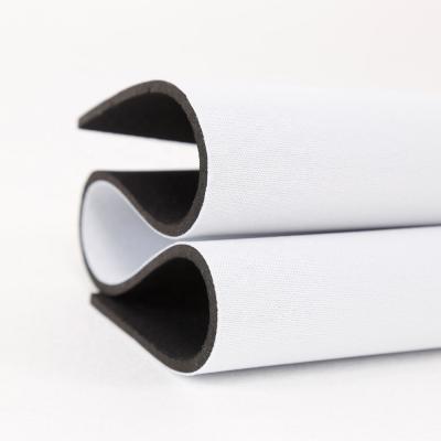 China Plain Polyester White Neoprene Fabric Sheet Waterproof 135*330cm Size for sale